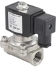 Клапан электромагнитный DN.ru VS231-ET-NC-220VAC 1/2″ Ду15 Ру10, соленоидный двухходовой, корпус - нержавеющая сталь 304, уплотнение - EPDM, резьбовой, нормально-закрытый, прямого действия, катушка - 220В