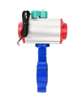Затвор дисковый поворотный DN.ru WBV1616E-2W-Fb-H Ду50 Ру16 LUG межфланцевый, корпус - чугун QT450, диск - чугун QT450, уплотнение - EPDM, с пневмоприводом PA-SA-083 и магнитным переключателем ALS200D