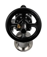 Кран шаровой DN.ru BV3232P(2pc)-FP-T-ISO-H Ду100 Ру40 полнопроходной двухходовой, нержавеющая сталь SS316, внутренняя резьба, уплотнение - PTFE, с пневмоприводом PA-DA-105-1 двойного действия, с пневмораспределителем 4M310-08 AC220V