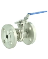 Кран шаровой DN.ru BV3232P(2pc)-FP-F-ISO-H Ду15 Ру40, корпус - нержавеющая сталь 316, уплотнение - PTFE, полнопроходной фланцевый с ISO-фланцем и рукояткой, 9х9, F03/F04