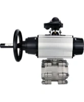 Кран шаровой DN.ru BV3232P(3pc)-FP-SW-ISO-H Ду100 Ру63 полнопроходной, корпус - нержавеющая сталь SS316, под приварку, с пневмоприводом PA-DA-105-1, пневмораспределителем 4M310-08 AC220V, БКВ APL-210N