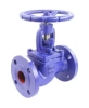 Клапан запорный сальниковый DN.ru VSO1121M-F-S Ду125 Ру16, фланцевый, корпус - чугун GG25, уплотнение - металл, управление - штурвал
