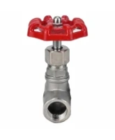 Клапан запорный DN.ru VSO3131M-1W-T-S 1 1/2″ Ду40 Ру16 двухходовой резьбовой, корпус - нержавеющая сталь 304, внутренняя/внутренняя резьба, управление штурвал