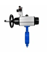 Затвор дисковый поворотный DN.ru Ду100 Ру16, корпус - углеродистая сталь WCB, диск - нержавеющая сталь 316L, уплотнение - PTFE, с пневмоприводом PA-DA-105-1, пневмораспределителем 4M320-08 AC220V, БПВ AFC2000 (WBV3432P-2W-Fb-H)