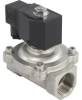 Клапан электромагнитный DN.ru VS231-ET-NC-220VAC 1″ Ду25 Ру10, соленоидный двухходовой, корпус - нержавеющая сталь 304, уплотнение - EPDM, резьбовой, нормально-закрытый, прямого действия, катушка - 220В