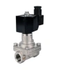 Клапан электромагнитный DN.ru VS731-PT-NC-220VAC 1″ Ду25 Ру10 соленоидный двухходовой, корпус - нержавеющая сталь 304, уплотнение - PTFE, внутренняя резьба, прямого действия, нормально закрытый, с нулевым перепадом давления, катушка - 220В