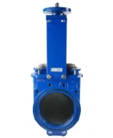 Задвижка шиберная DN.ru GVKN1331N-2W-Fb-ISO Ду250 Ру10 двусторонняя, межфланцевая, шпиндель - невыдвижной, корпус - чугун GGG40, шибер - нержавеющая сталь 304, уплотнение - NBR, с ISO-фланцем и голым штоком, круглый шток 22, F14