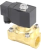 Клапан электромагнитный DN.ru VS200-ET-NC-24VDC 3/4″ Ду20 Ру7, соленоидный двухходовой, корпус - латунь, уплотнение - EPDM, резьбовой, нормально-закрытый, прямого действия, катушка - 24В