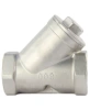 Фильтр сетчатый Dn.ru FMY3232P-T 2 1/2″ Ду65 Ру16, Y-образный, корпус - нержавеющая сталь 316, резьбовой