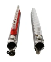 Коллекторная группа DN.ru GC2-31-11 1″ Ду25 Ру10 отводов — 11, в сборе с расходомерами и терморегулирующими клапанами, дренажным краном и воздухоотводчиком, с заглушками, без переходников, корпус - нержавеющая сталь AISI 304