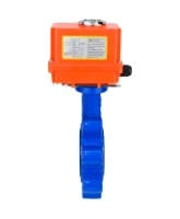 Затвор дисковый поворотный DN.ru WBV1631E-2W-Fb-H Ду50 Ру16 LUG корпус - чугун QT450, диск - нержавеющая сталь 304, уплотнение - EPDM, межфланцевый, с электроприводом DN.ru QT-N-003EM-O1-220VAC-У1 MINI 220В