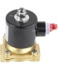 Клапан электромагнитный DN.ru VS100-NT-NC-24VAC 3/8″ Ду10 Ру10 прямого действия двухходовой, корпус - латунь, присоединение - внутренняя резьба, уплотнение - NBR, нормально-закрытый, катушка - 24 В AC
