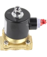 Клапан электромагнитный DN.ru VS100-ET-NC-24VAC 3/8″ Ду10 Ру10 прямого действия двухходовой, корпус - латунь, присоединение - внутренняя резьба, уплотнение - EPDM, нормально-закрытый, катушка - 24 В AC