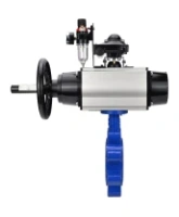 Затвор дисковый поворотный DN.ru WBV1631N-2W-Fb-H Ду150 Ру16 LUG корпус - чугун QT450, диск - нержавеющая сталь 304, уплотнение - NBR, с пневмоприводом PA-DA-105-1, пневмораспределителем 4M310-08 DC24V, БКВ APL-210N и БПВ AFC2000