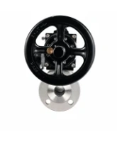 Кран шаровой DN.ru BV3131P(3pc)-FP-F-ISO-H Ду100 Ру16 полнопроходной, фланцевый, корпус - нержавеющая сталь 304, PTFE, 22х22, WDVF, с пневмоприводом PA-DA-105-1 и пневмораспределителем 4M320-08 AC220V