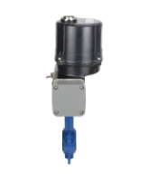 Затвор дисковый поворотный DN.ru WBV1413E-2W-Fb-H Ду125 Ру16 межфланцевый, корпус - чугун GGG50, диск - чугун GGG40, уплотнение - EPDM, с электроприводом четвертьоборотным DN.ru QTSA-N-014EM-O0-220VAC с пружинным возвратом