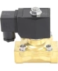 Клапан электромагнитный DN.ru VS200-ET-NC-24VDC 3/4″ Ду20 Ру7, соленоидный двухходовой, корпус - латунь, уплотнение - EPDM, резьбовой, нормально-закрытый, прямого действия, катушка - 24В