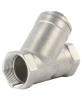 Фильтр сетчатый Dn.ru FMY3232P-T 1 1/4″ Ду32 Ру16, Y-образный, корпус - нержавеющая сталь 316, резьбовой
