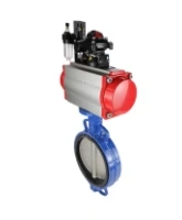 Затвор дисковый поворотный DN.ru WBV1132N-2W-Fb-H Ду250 Ру16, корпус - чугун GG25, диск - нержавеющая сталь 316L, уплотнение - NBR, с пневмоприводом DN.ru PA-DA-140, пневмораспределителем 4M310-08 AC220V, БКВ APL-210N, БПВ AFC2000